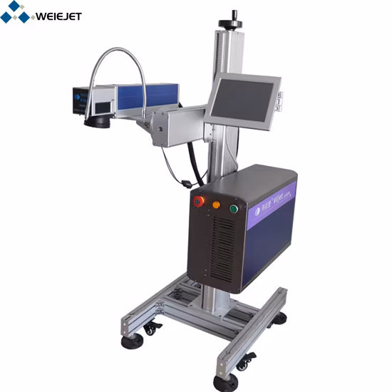 Dk Dlf 20W 30W 50W Fiber Laser Marking Machine Date Code/Label/Logo/Barcode/Qr Code Printer CO2 Laser Fiber Laser Printer for Pet/ Flexible Film Packaging