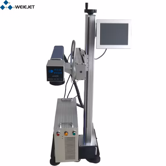 Dk Dlf 20W 30W 50W Fiber Laser Marking Machine Date Code/Label/Logo/Barcode/Qr Code Printer CO2 Laser Fiber Laser Printer for Pet/ Flexible Film Packaging