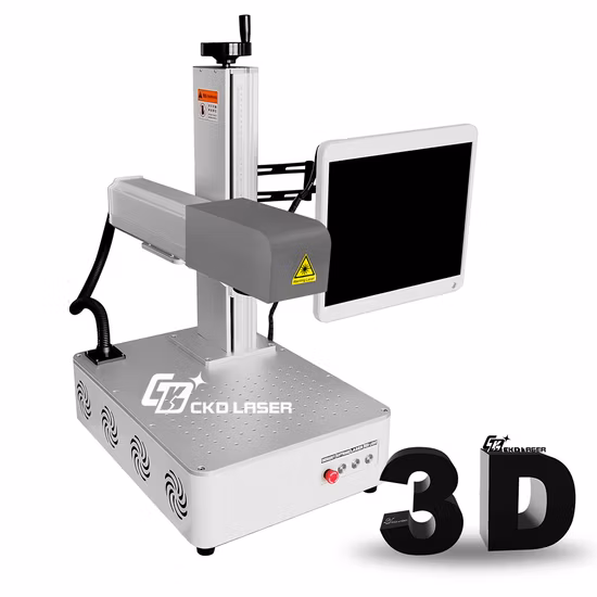 Machine de marquage Laser à Fiber 2D/2.5D/3D 50/60/100W, pour gravure sur métal, médaille, soulagement de la grotte, découpe d'or